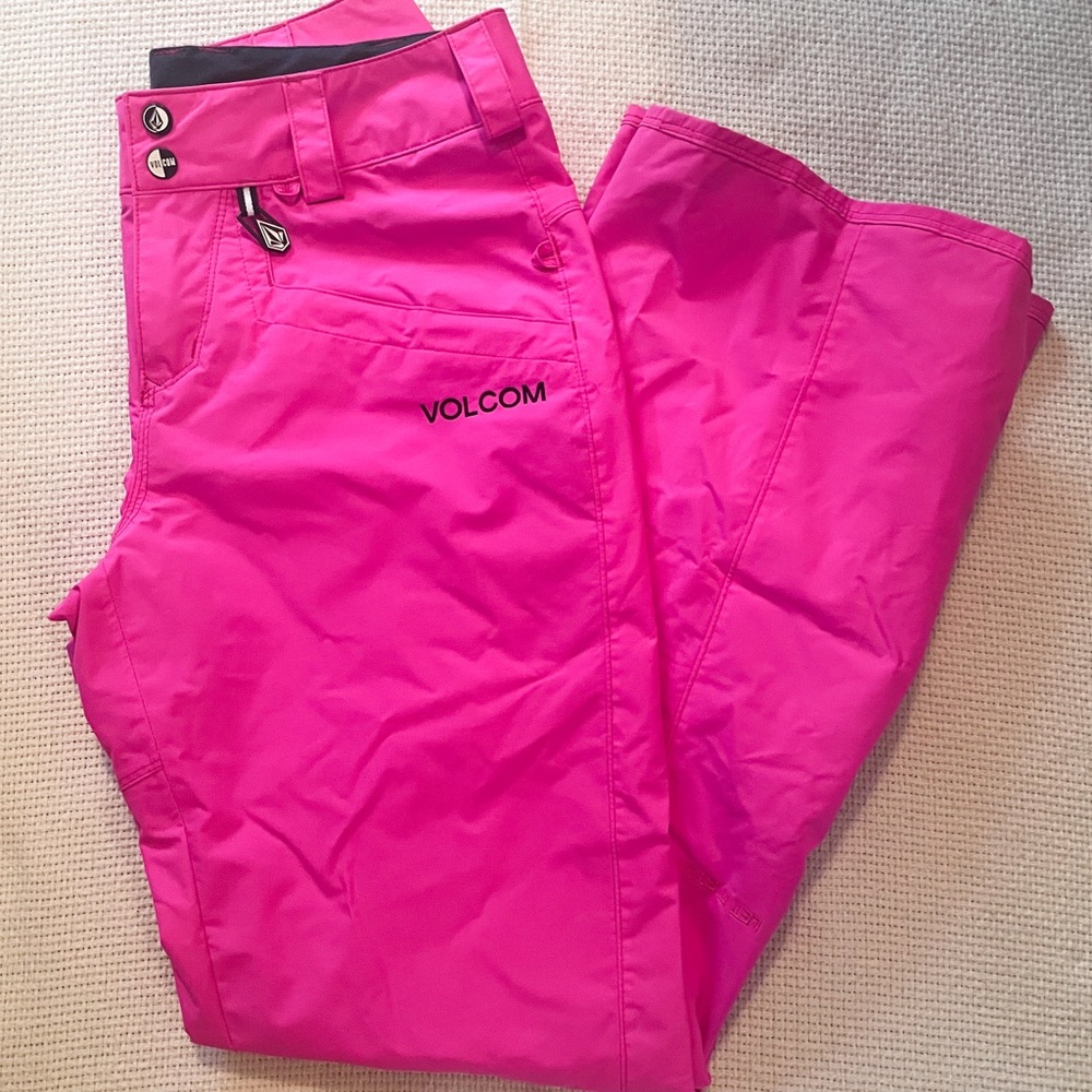 Bright Pink XS Volcom “Logic Pant” Snowboarding Pants